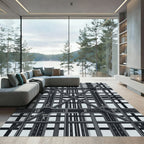 Monochromatic Urban Highway Interchange Rug