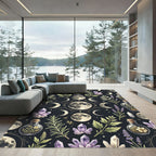 Celestial Moon Crystal and Herbal Alchemy Rug