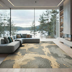 Earthy Speckled Marble Cloud Rug