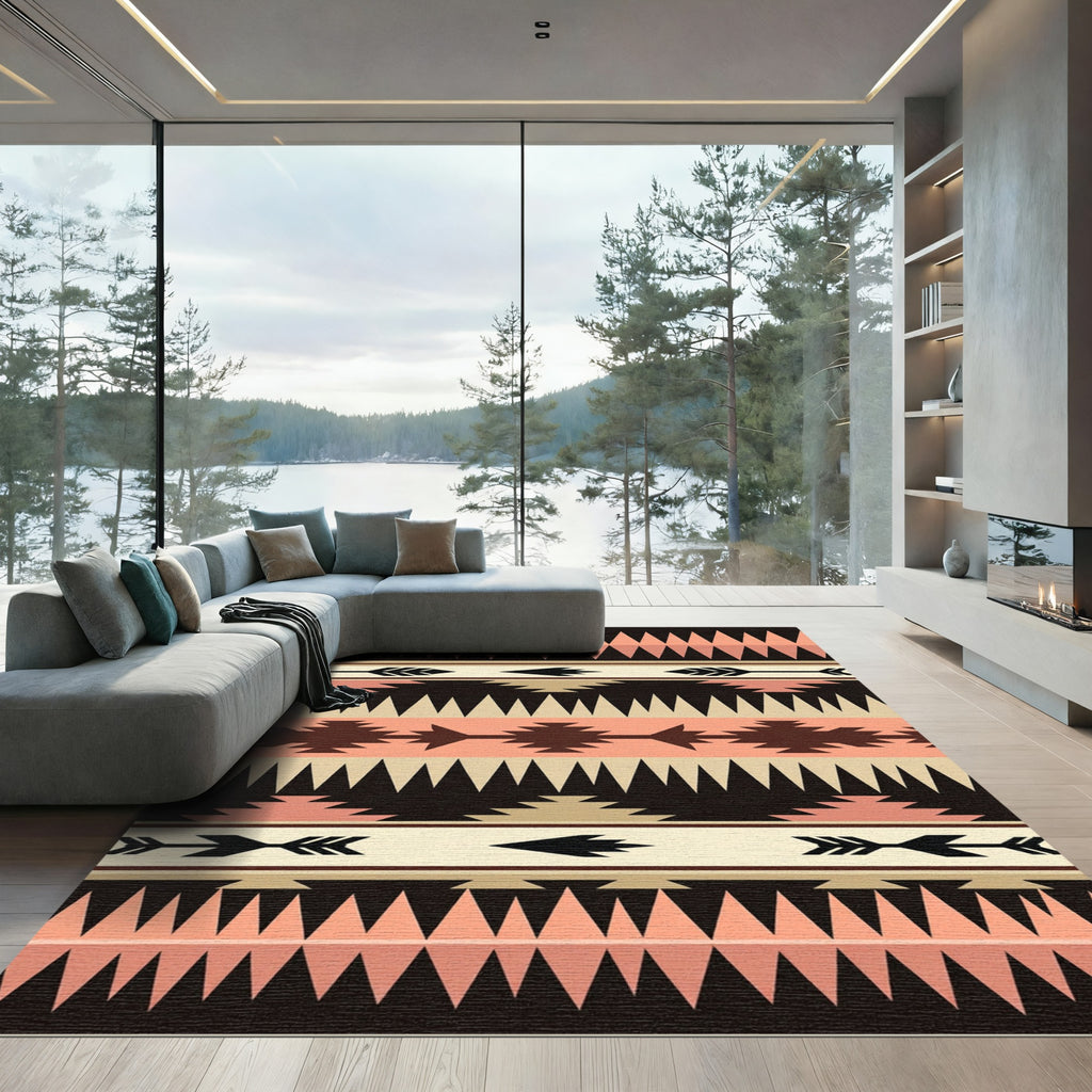 Geometric Arrow Tribal Navajo Rug