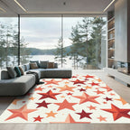 Ombre Starburst Composition Rug