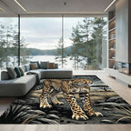 Cheetah Spot Safari Animal Landscape Rug