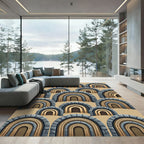 Stone Arches Tribal Patterned Rug