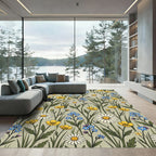 Meadow Daisies Forget Me Nots Buttercups Rug