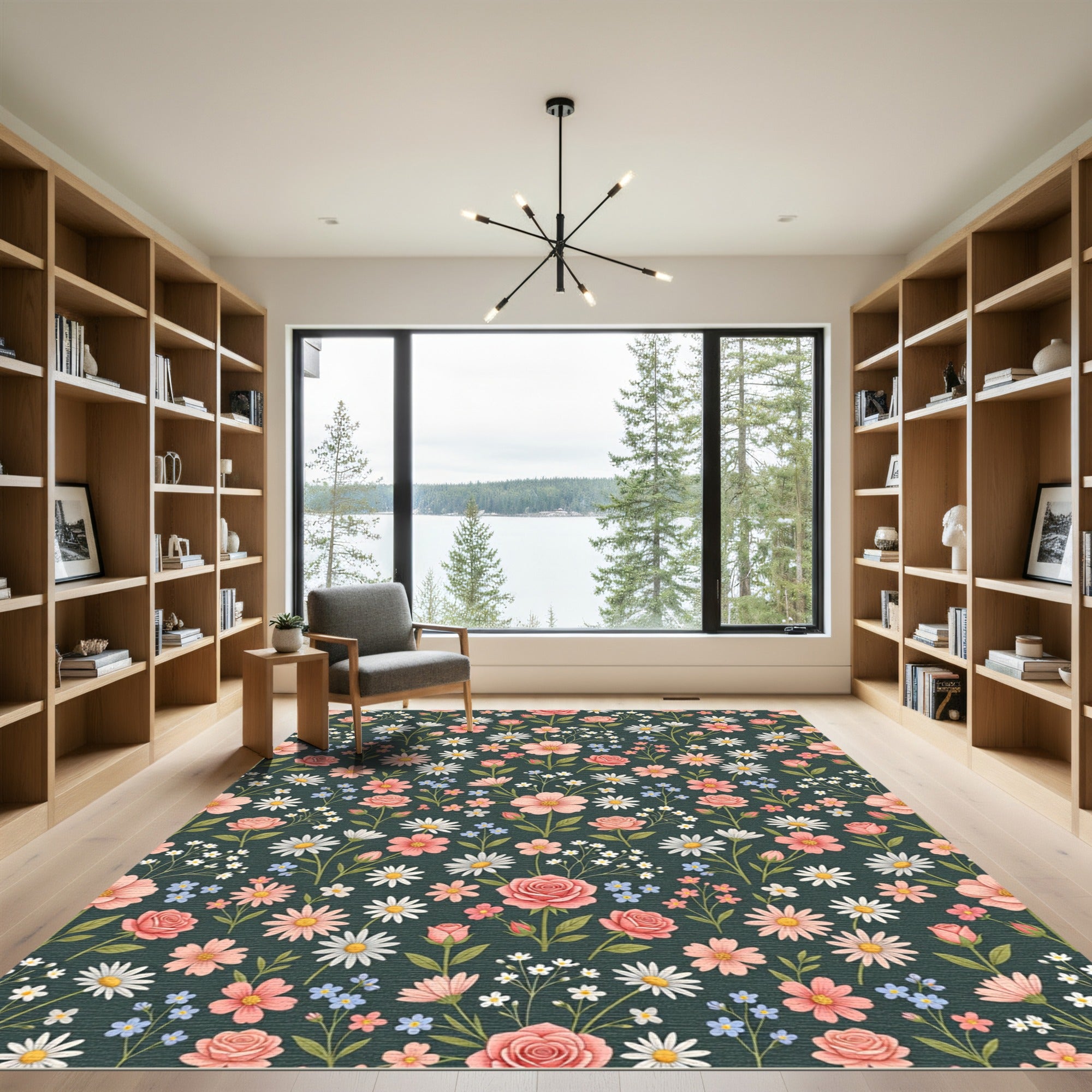 Summer Garden Floral Medley Rug