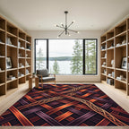 Bronze Interwoven Copper Celtic Ribbon Rug