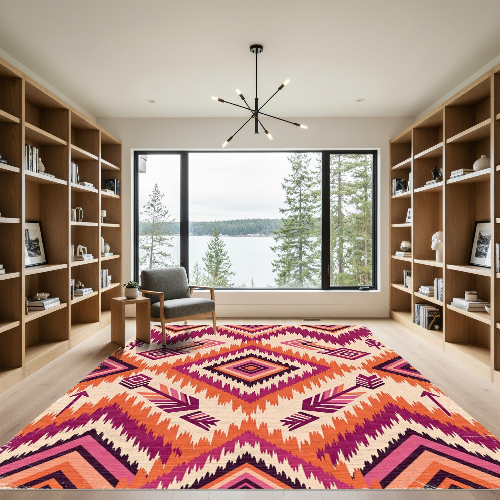 Rich Rustic Arrow Aztec Kilim Rug