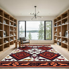 Ram and Hound Geometric Earthy Rug