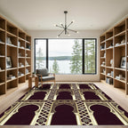 Imperial Golden Arch Lattice Rug
