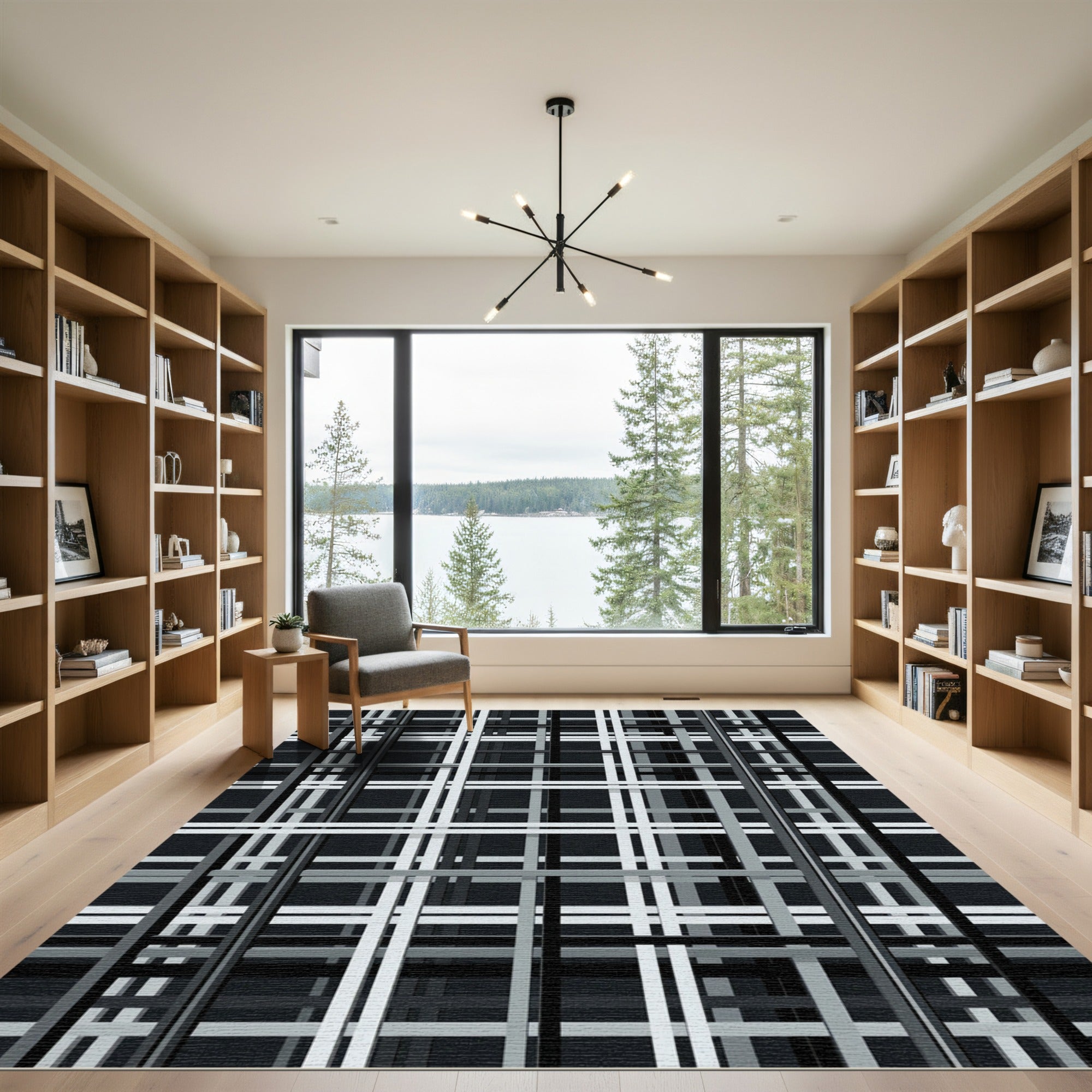 Monochromatic Geometric Intersecting Lines Rug