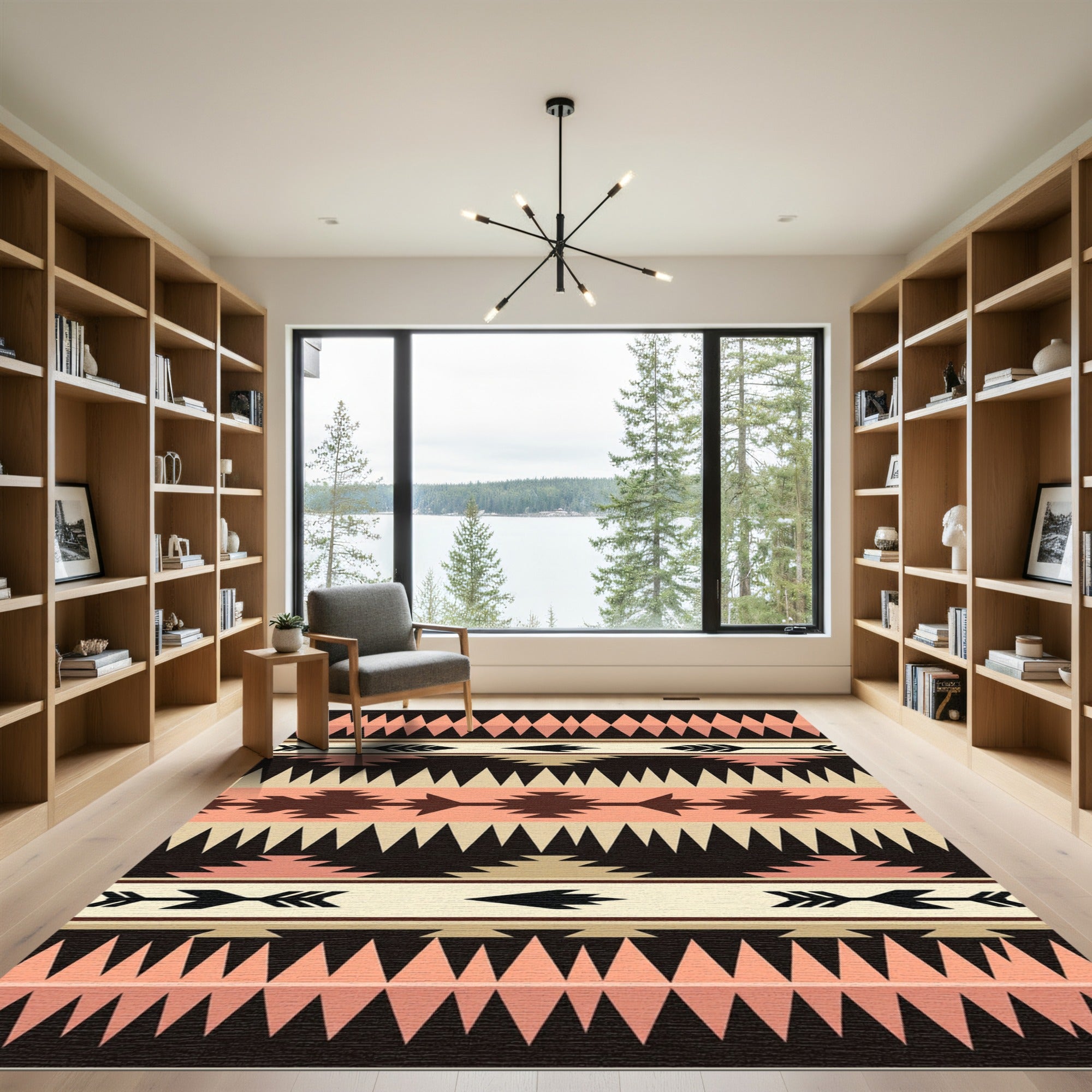 Geometric Arrow Tribal Navajo Rug