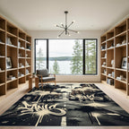 Urban Graffiti Street Art Rug