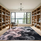 Ethereal Swirls Pastel Gradient Rug