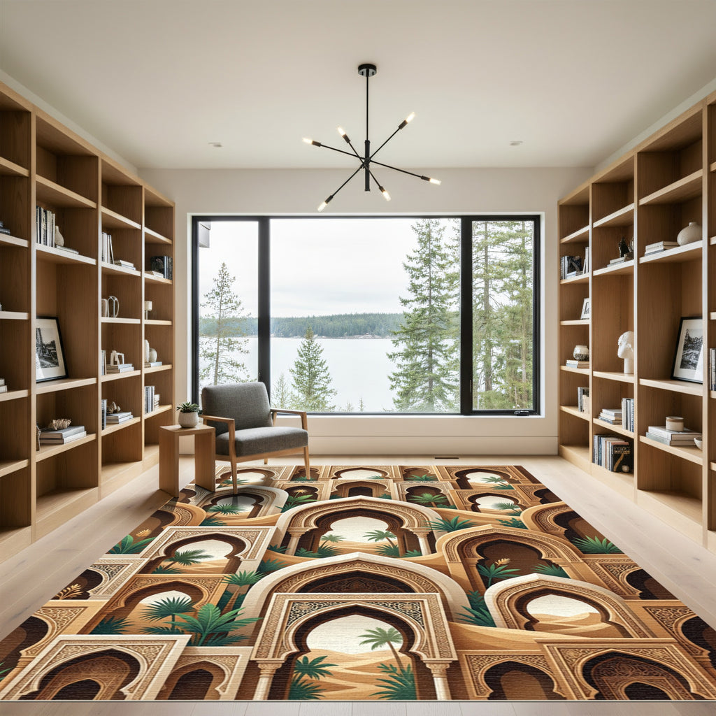 Sand Oasis Palace Arches Rug