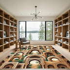 Sand Oasis Palace Arches Rug
