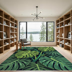 Verdant Jungle Leafy Canopy Rug