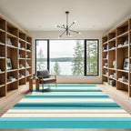 Coastal Horizontal Stripe Rug