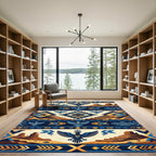 Majestic Eagle Desert Geometric Rug