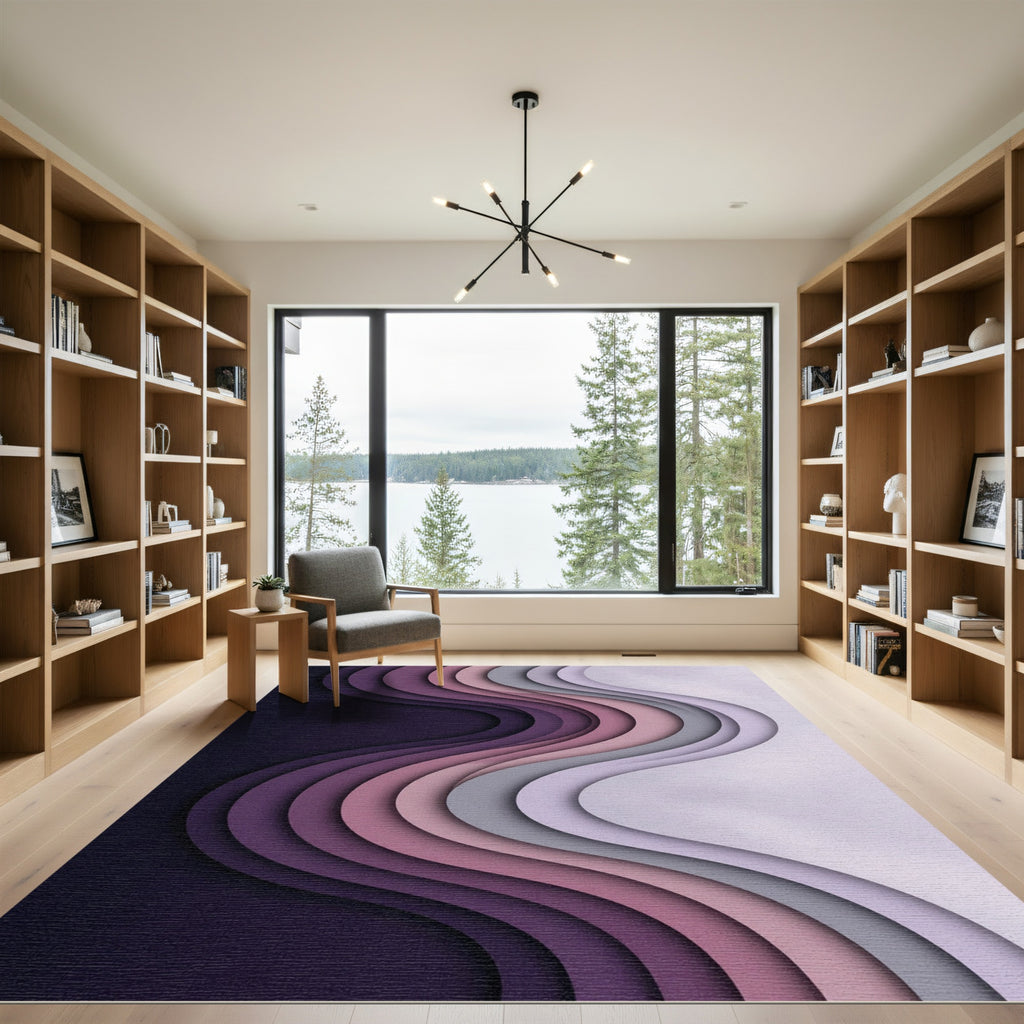 Ombre Wavy Layers Rug