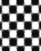 Classic Black White Geometric Pattern Rug