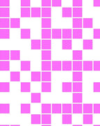 Modern Pink Square Pattern Rug