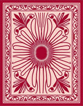 Ornate Floral Sunburst Pattern Rug