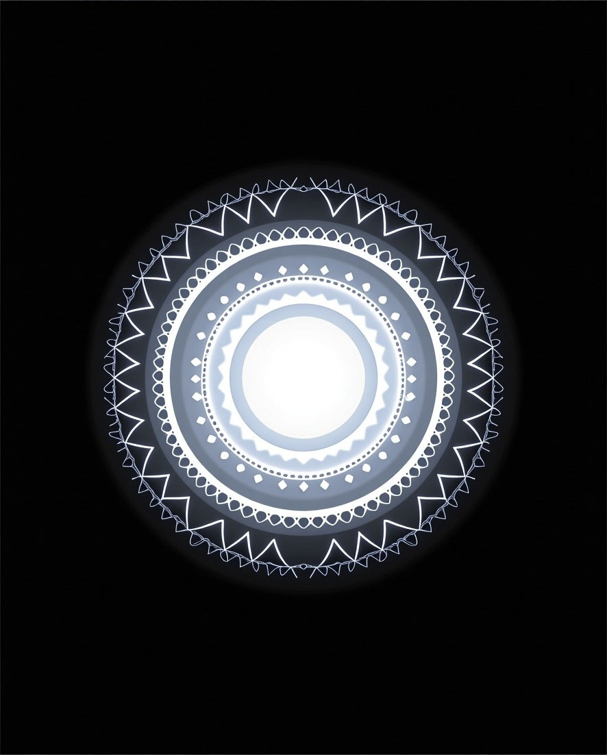 Geometric mandala pattern Rug