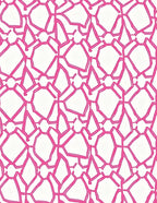 Bold Pink Geo Sketch Rug