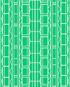 Modern Geometric Lattice Design Rug