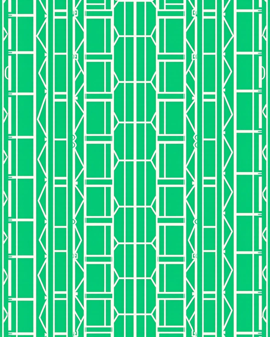 Modern Geometric Lattice Design Rug