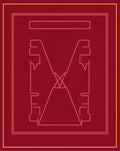 Geometric Diamond Abstract Red Design Rug