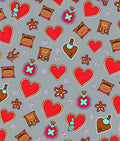 Red Heart Potion Pattern Design Rug