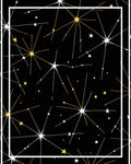 Sparkling Starburst Galaxy Pattern Rug