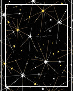 Sparkling Starburst Galaxy Pattern Rug