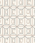 Geometric Square Outline Pattern Rug