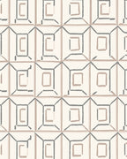Geometric Square Outline Pattern Rug