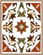 Abstract Geometric Earth Tones Rug