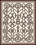 Intricate Linear Geometric Pattern Rug