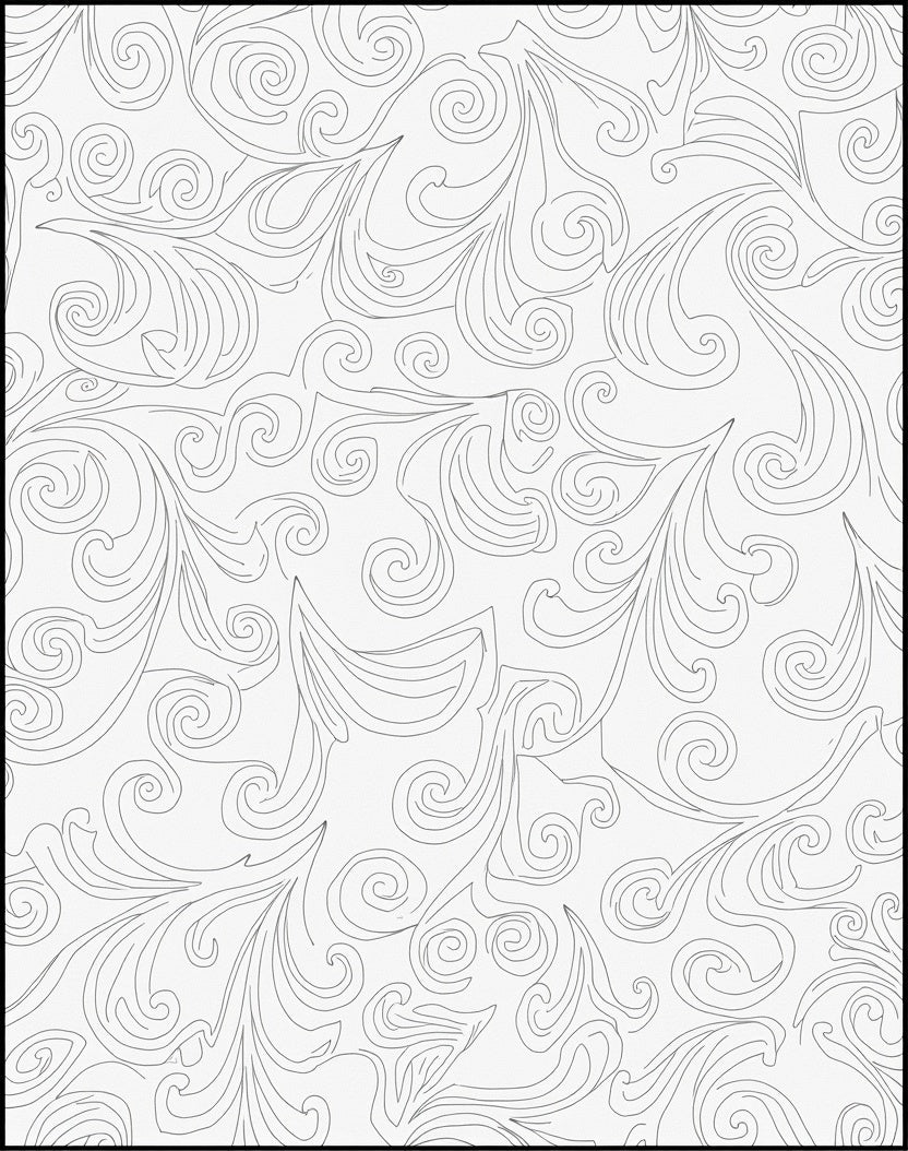 Classic Swirl Pattern Design Rug