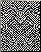 Bold Black White Abstract Waves Rug