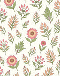 Vintage Floral Botanical Art Rug
