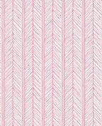 Pink Chevron Stripe Textured Rug