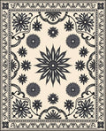 Ornate Floral Pattern Rug