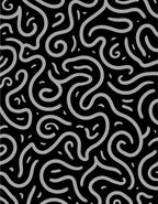 Abstract Swirling Light Gray Lines Rug