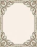 Ornate Floral Scrollwork Design Rug