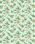 Pastel Floral Botanical Pattern Rug
