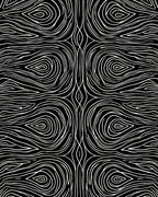 Abstract Swirls Symmetric Design Rug