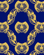 Art Deco Fan Patterned Rug