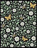 Nature Inspired Butterfly Bee Pattern Rug