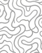 Abstract Modern Swirl Pattern Rug